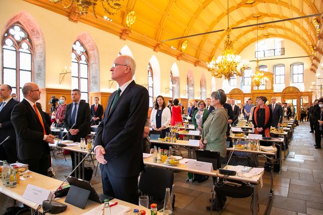 Vereidigung der ehrenamtlichen Stadträte.  | Foto: Giulia Iannicelli/Stadt Nürnberg