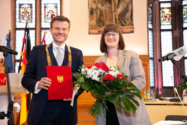 Neue berufsmäßige Stadträtin Britta Walthelm (Umwelt und Gesundheit). | Foto: Giulia Iannicelli/Stadt Nürnberg