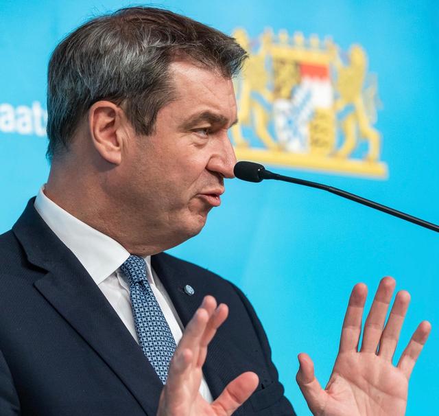 Ministerpräsident Markus Söder (CSU) nimmt nach der bayerischen Kabinettssitzung vom 16. Juni 2020 an einer abschließenden Pressekonferenz teil.