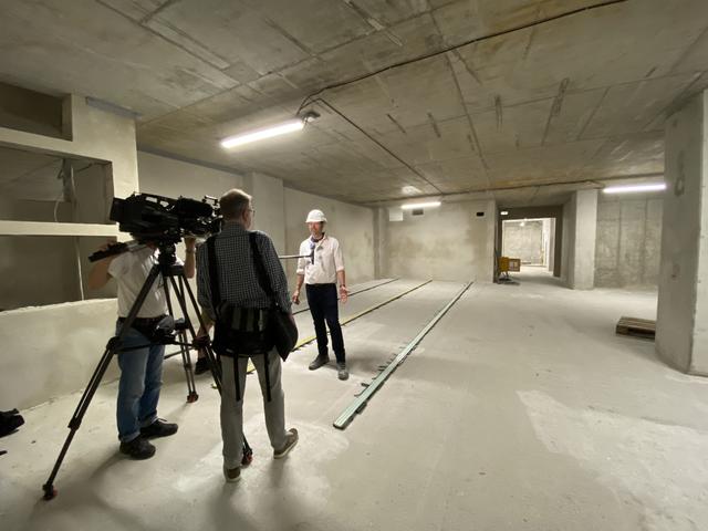 Das neue Tiefdepot des Germanischen Nationalmuseum entsteht (Juni 2020).  | Foto: Nicole Fuchsbauer