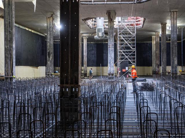 Das neue Tiefdepot des Germanischen Nationalmuseum entsteht (Juni 2019). | Foto: GNM/Florian Kutzer