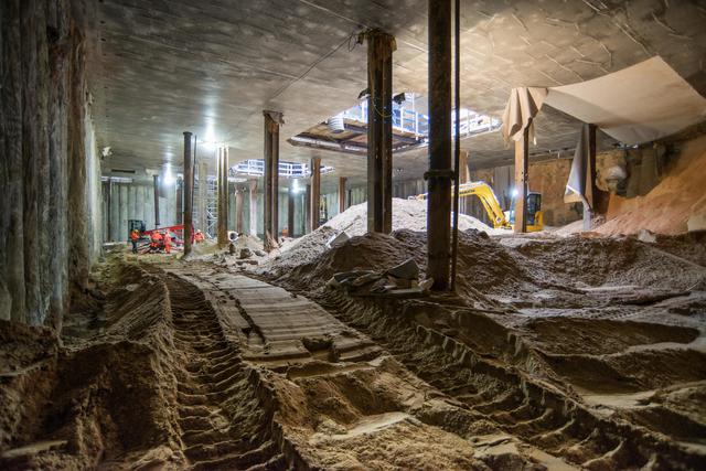 Das neue Tiefdepot des Germanischen Nationalmuseum entsteht (Februar 2019).  | Foto: GNM/Florian Kutzer