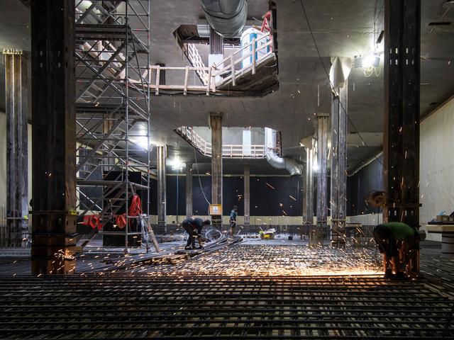 Das neue Tiefdepot des Germanischen Nationalmuseum entsteht (September 2019).  | Foto: GNM/Florian Kutzer