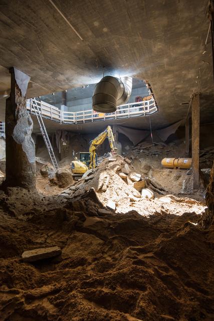 Das neue Tiefdepot des Germanischen Nationalmuseum entsteht (Januar 2019).  | Foto: GNM/Florian Kutzer
