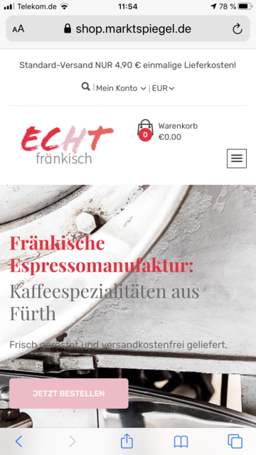 Mobil shoppen geht natürlich auch. | Foto: MarktSpiegel