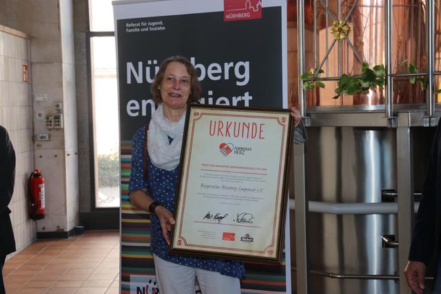 Kristina Brock, 1. Vorsitzende Bürgerverein Nürnberg-Langwasser.  | Foto: John R. Braun