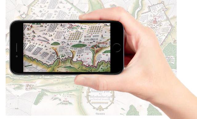Für den Erlebnispfad Wallensteins Heerlager ist auch eine begleitende App geplant. | Foto: Impuls Design GmbH &amp; Co. KG, Erlangen