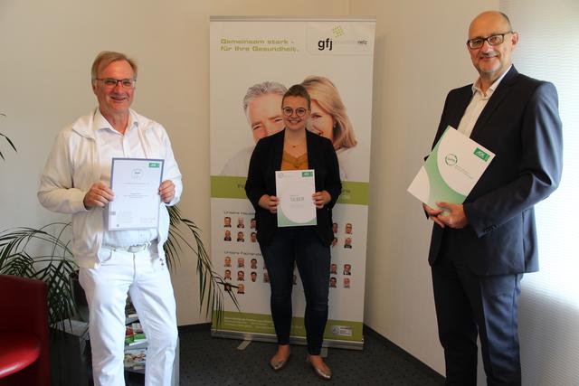 v.l.: Dr. Andreas Hörl, Anna Herr, Jürgen Drachsler