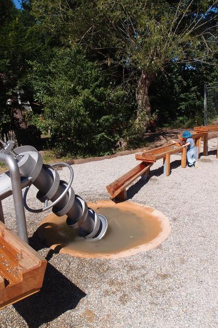 Der neue Wasserspielplatz im Tiergarten der Stadt Nürnberg. | Foto: Nicola Mögel / Tiergarten Stadt Nürnberg