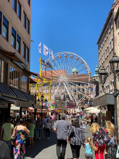 Nürnberger Sommertage auf dem Hauptmarkt. | Foto: Nicole Fuchsbauer