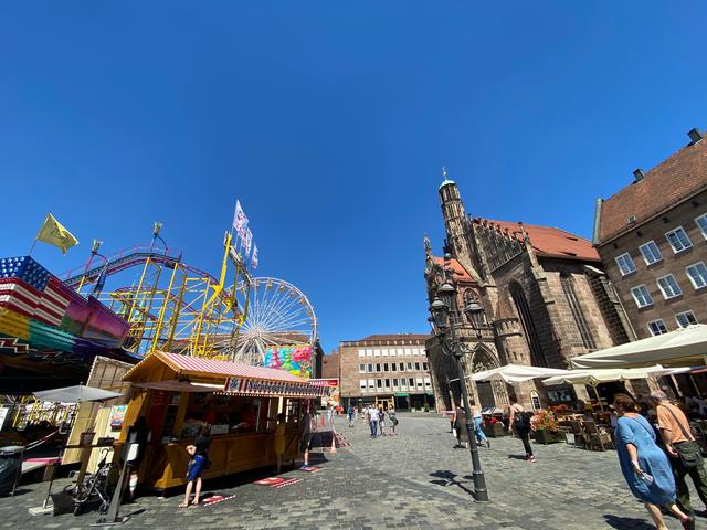 Nürnberger Sommertage auf dem Hauptmarkt. | Foto: Nicole Fuchsbauer