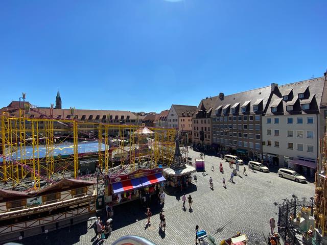 Nürnberger Sommertage auf dem Hauptmarkt. | Foto: Nicole Fuchsbauer