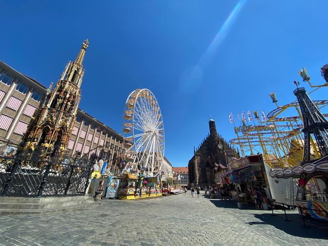 Nürnberger Sommertage auf dem Hauptmarkt. | Foto: Nicole Fuchsbauer