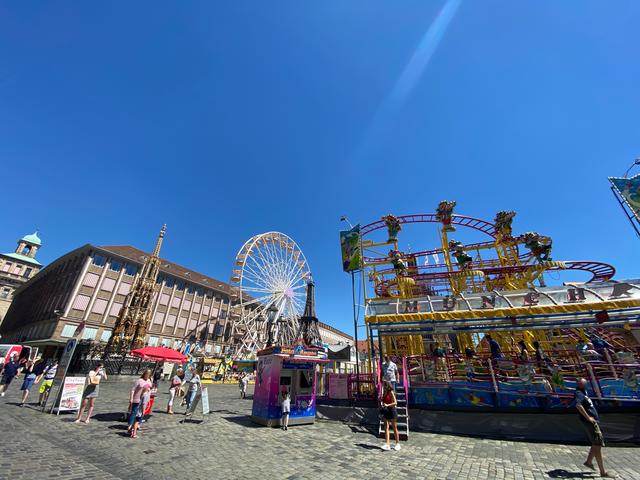 Nürnberger Sommertage auf dem Hauptmarkt. | Foto: Nicole Fuchsbauer