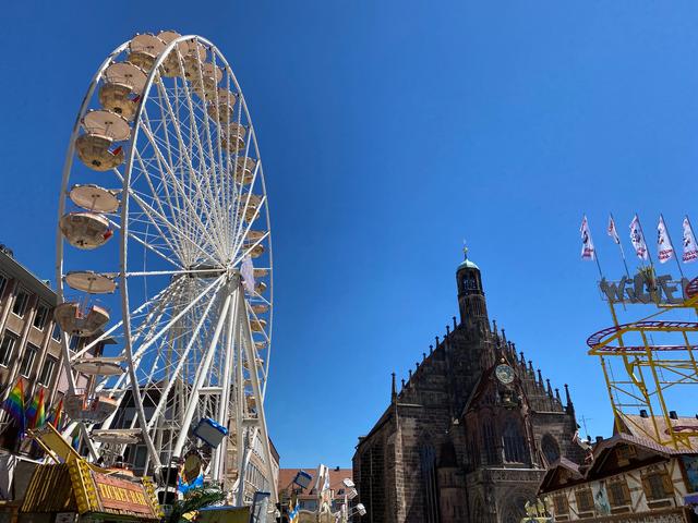 Nürnberger Sommertage auf dem Hauptmarkt. | Foto: Nicole Fuchsbauer