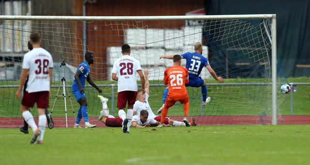 Tor zum 2:4 - Klauß (33, TSG 1899 Hoffenheim ).  | Foto: 1. FC Nürnberg/Daniel Marr