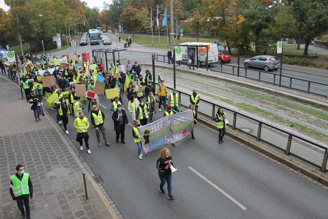 Streik der Auszubildenden im Öffentlichen Dienst am 13. Oktober in Nürnberg