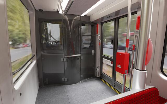 Designstudie der neuen Straßenbahnen für Nürnberg. | Foto: VAG – ergon3