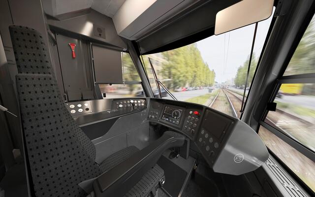 Designstudie der neuen Straßenbahnen für Nürnberg. | Foto: VAG – ergon3