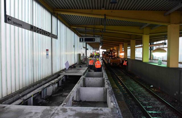 U-Bahnhof Muggenhof wird nach 50 Jahren erneuert.