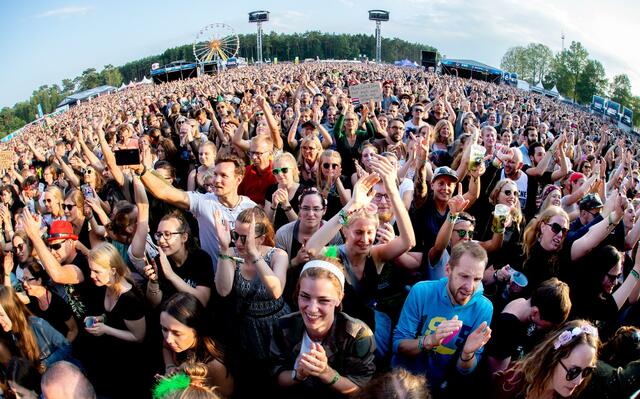 Party pur 2019 beim «Hurricane Festival».  | Foto: Hauke-Christian Dittrich/dpa