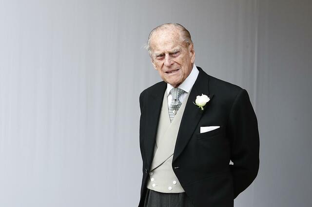 Der britische Prinz Philip in der St. George's Chapel im Schloss Windsor (2018).