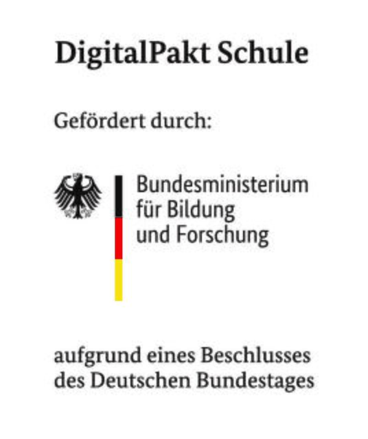 Der DigitalPakt Schule hat die Anschaffung dringend benötigter mobiler Endgeräte ermöglicht. Logo: © Bundesministerium für Forschung und Bildung