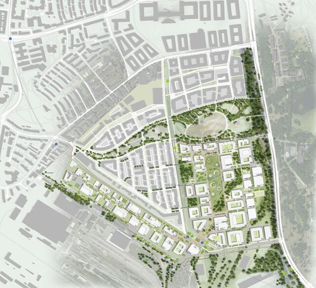 Visualisierung des Siegerentwurfs. | Foto: Ferdinand Heide Architekt / TOPOS Stadtplanung Landschaftsplanung Stadtforschung