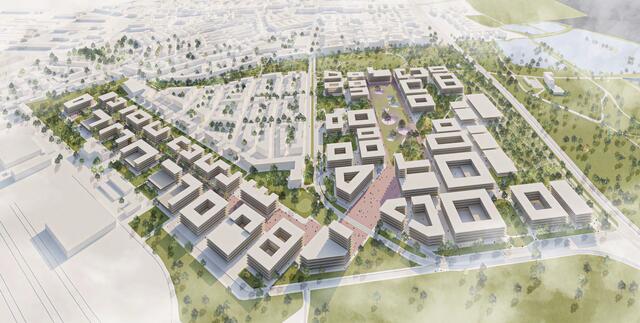 Visualisierung des Siegerentwurfs. | Foto: Ferdinand Heide Architekt / TOPOS Stadtplanung Landschaftsplanung Stadtforschung