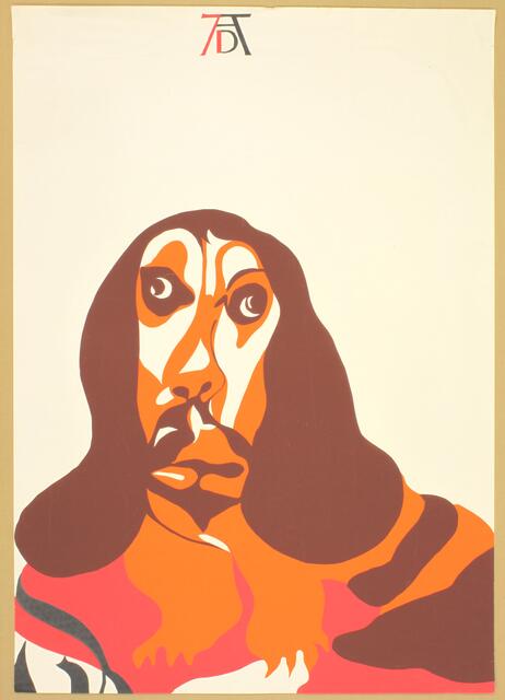 Toni Burghart: Dürer als Hund, 1971. | Foto: Museen der Stadt Nürnberg, Kunstsammlungen