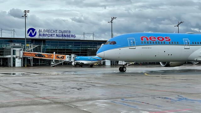 Mit dem Neos-Flug NO753 geht vorerst die Lieferkette zwischen dem chinesischen Peking und Nürnberg zu Ende. | Foto: Christian Albrecht/Airport Nürnberg