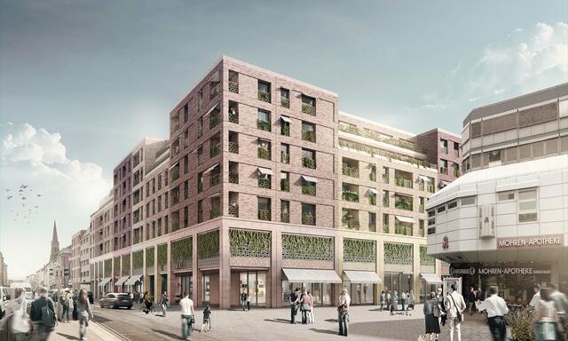 Der Projektentwickler Ten Brinke plant bis 2024 den Neubau eines offenen Quartiers aus Einzelhandel und Dienstleistungs- bzw. Wohneinheiten.  | Foto: Ten Brinke Projektentwicklung GmbH &amp; Co. KG