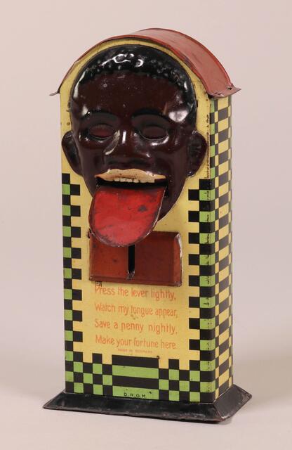 Spardose, Firma Saalheimer und Strauß, Nürnberg 1928.
Bildnachweis: Museen der Stadt Nürnberg, Spielzeugmuseum