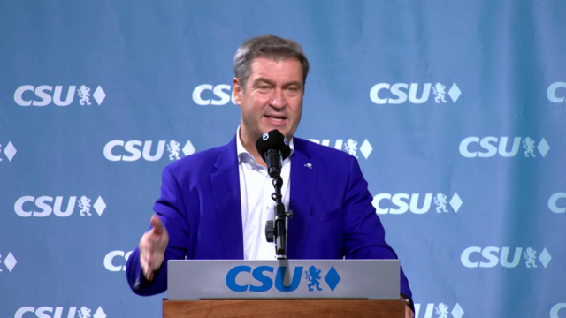 Ministerpräsident Dr. Markus Söder: ,,Wir haben ein starkes Team für Franken und das muss auch in den Bundestag einziehen!" | Foto: CSUimStadion/Screenshots/nf
