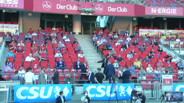 CSU Stadion-Tour im Nürnberger Max-Morlock-Stadion.  | Foto: CSUimStadion/Screenshots/nf