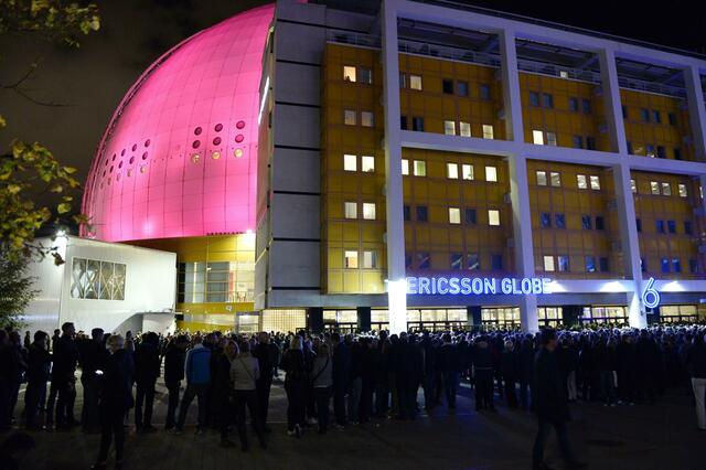 Die Globen-Arena - Ort auch für internationale Konzerte.