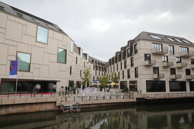 Deutsches Museum Nürnberg: Aus dem einstigen Schandfleck Augustinerhof im Herzen der Nürnberger City und dem späteren Großparkplatz ist ein Schmuckstück an der Pegnitz mit mehr als 2900 qm Ausstellungsfläche geworden. | Foto: Jürgen Friedrich
