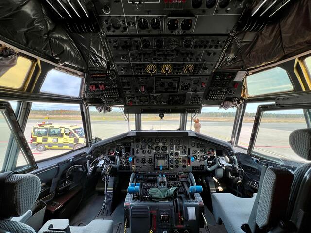 Eine der letzten Transall-Transportmaschinen – mit einmaliger Sonderlackierung – hat im Rahmen ihres Abschiedsflugs eine Zwischenlandung am Airport Nürnberg eingelegt. | Foto: Airport Nürnberg