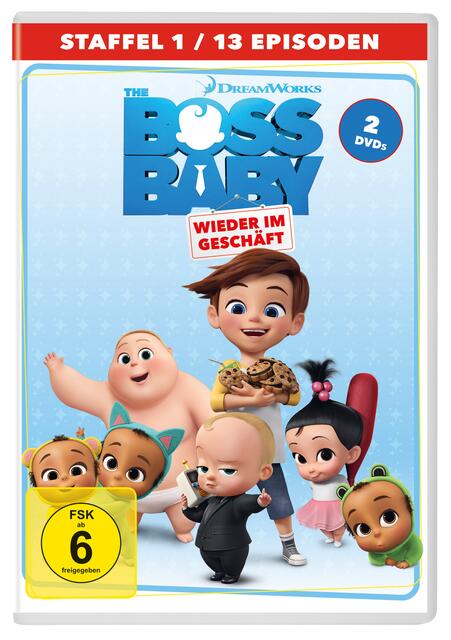 The Boss Baby – Wieder im Geschäft
Staffel 1 
Jetzt auf DVD erhältlich. | Foto: © Universal Studios. Alle Rechte vorbehalten.