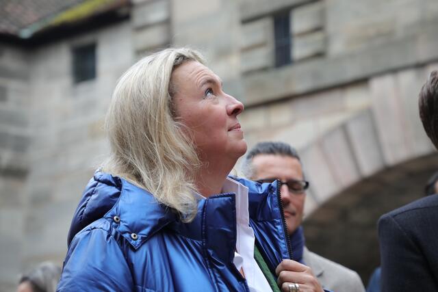 Stadtrundgang in Nürnberg mit Bauministerin Kerstin Schreyer.  | Foto: Jürgen Friedrich
