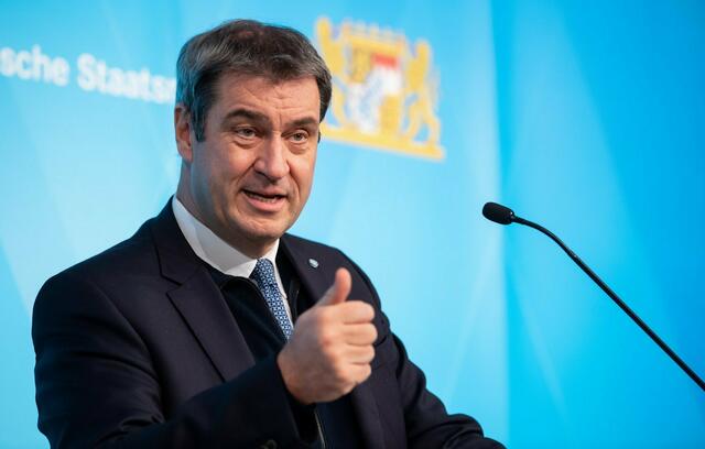 Bayerns Ministerpräsident Dr. Markus Söder (CSU): " Impfen ist der einzige Weg aus der Pandemie und bringt uns unsere
 Freiheit zurück. Wer sich impfen lässt, schützt nicht nur sich selbst, sondern hilft auch allen, die sich nicht schützen können." | Foto: Sven Hoppe/dpa