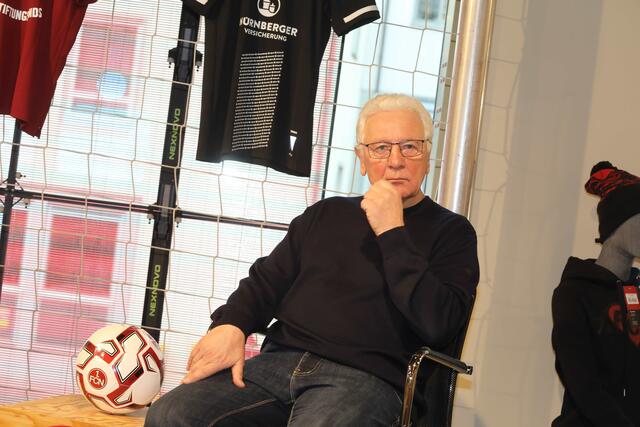 Club-Legende Dieter Nüssing fungiert beim FCN als Scout für Nachwuchstalente. | Foto: Udo Dreier