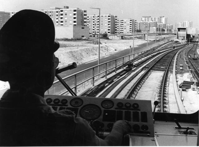 Erste Fahrt der neuen U-Bahn nach Langwasser.  | Foto: VAG-Archiv
