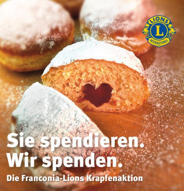 Activity des Lions Clubs Zirndorf-Franconia "Krapfen für den guten Zweck - Reinerlös als Nothilfe für die Menschen in der Ukraine". | Foto: Lions Club Zirndorf-Franconia