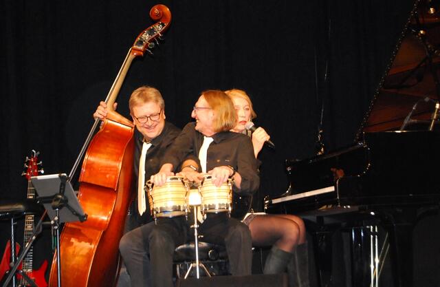 Die kleinste Band:
Norbert Meyer-Venus, Yogo Pausch, Hildegard Pohl