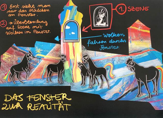 Entwürfe für die Burgprojektion von Sascha Banck.  | Foto: Nicole Fuchsbauer