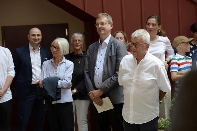 Eröffnungfeier der Ausstellung ,,Stein &amp; Tür" im Pfarrhof St. Sebald.  | Foto:  © St. Sebald/Anestis Aslanidis