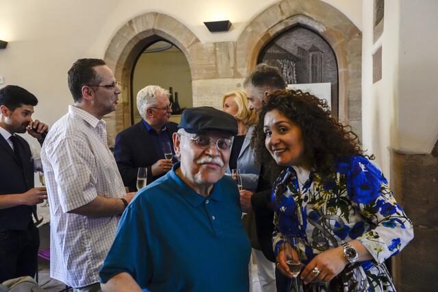 Eröffnungfeier der Ausstellung ,,Stein &amp; Tür" im Pfarrhof St. Sebald.  | Foto:  © St. Sebald/Anestis Aslanidis