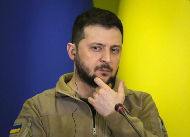 Wolodymyr Selenskyj: ,,Europa steht vor einem großen Test. Ist Europa fähig, seine Werte zu verteidigen?" | Foto: Efrem Lukatsky/AP/dpa 
