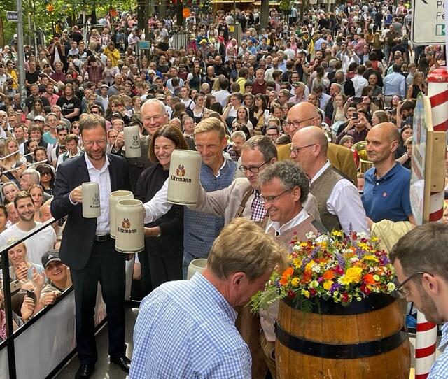 Eröffnung Erlanger Bergkirchweih 2022. | Foto: Peter Maskow
